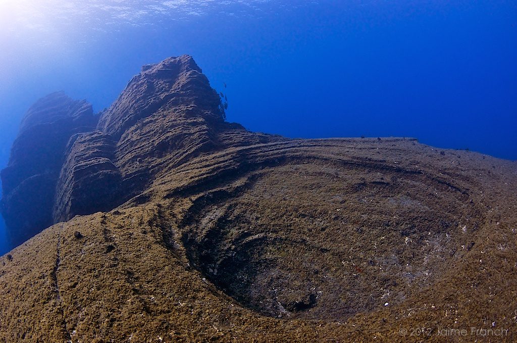 Atlántico, buceo, Canarias, diving, El Bajón, El Hierro, paisaje, submarina, underwater, vida salvaje, wildlife, underwater mountain,